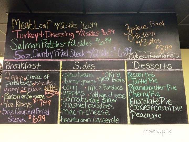 Brindee's Restaurant - Bowling Green, KY menu_pic