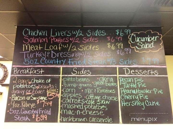 Brindee's Restaurant - Bowling Green, KY menu_pic