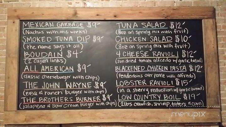 Brothers Kitchen and Pourhouse - Cullman, AL menu_pic