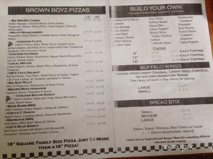 /380281167/Brown-Boyz-Pizza-New-Meadows-ID - New Meadows, ID