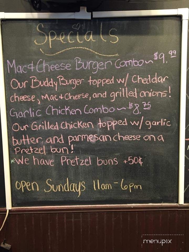 Buddy's Burgers - Rockford, IL menu_pic