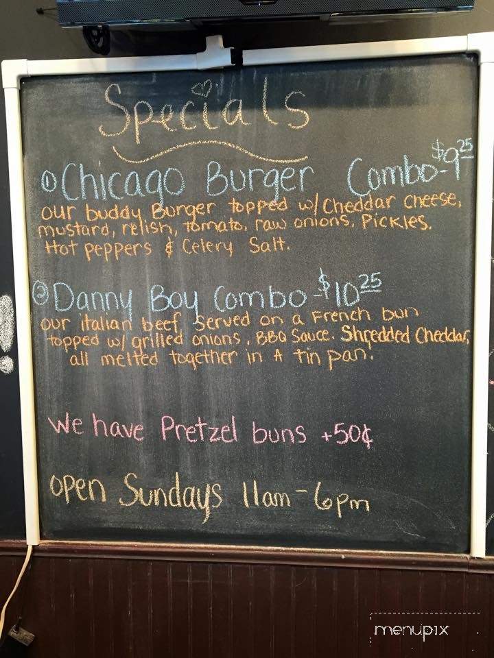 Buddy's Burgers - Rockford, IL menu_pic