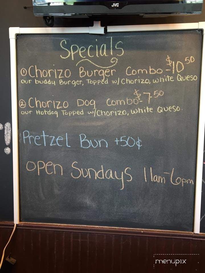Buddy's Burgers - Rockford, IL menu_pic