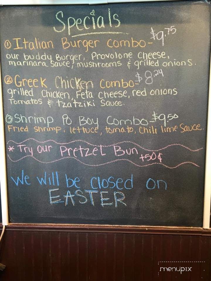 Buddy's Burgers - Rockford, IL menu_pic