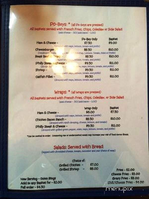 Bulldog Diner - Gautier, MS menu_pic