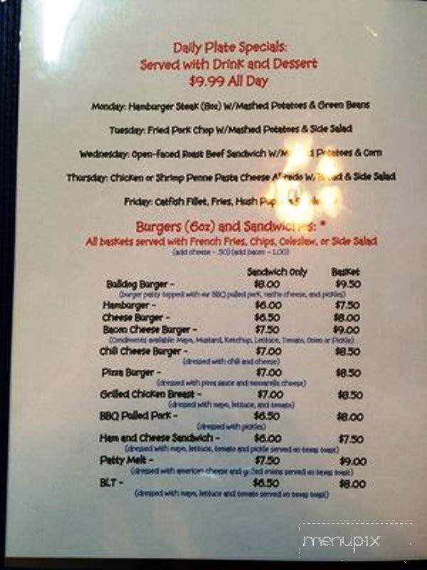 Bulldog Diner - Gautier, MS menu_pic