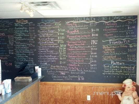 Bullpen - Cockeysville, MD menu_pic