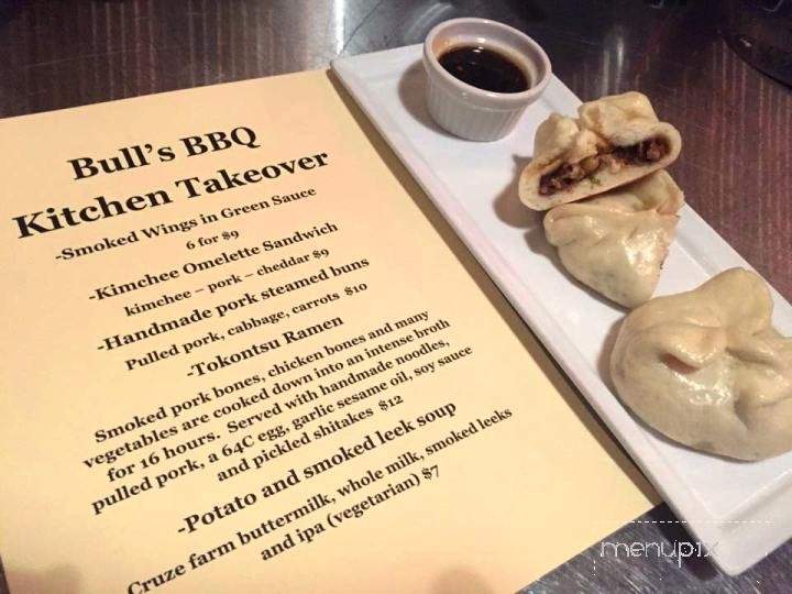 Bull's BBQ - Knoxville, TN menu_pic
