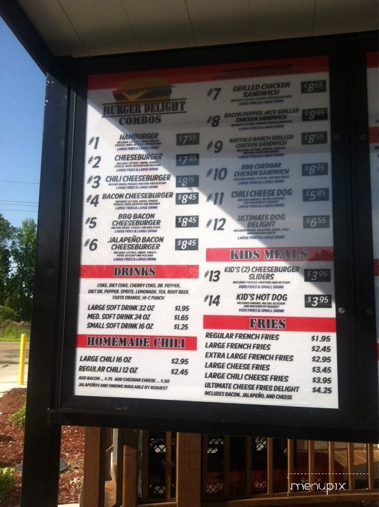 Burger Delight - Prairieville, LA menu_pic