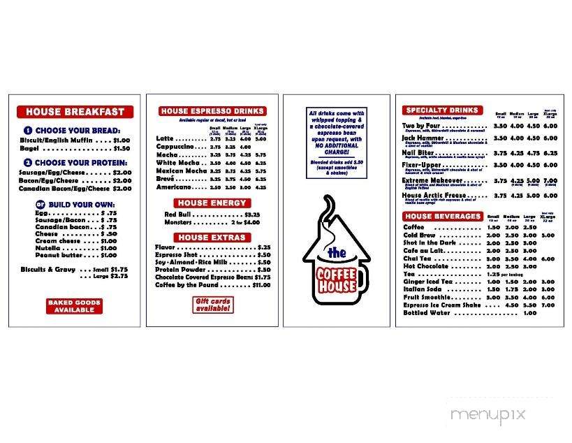 Burger House - Eugene, OR menu_pic