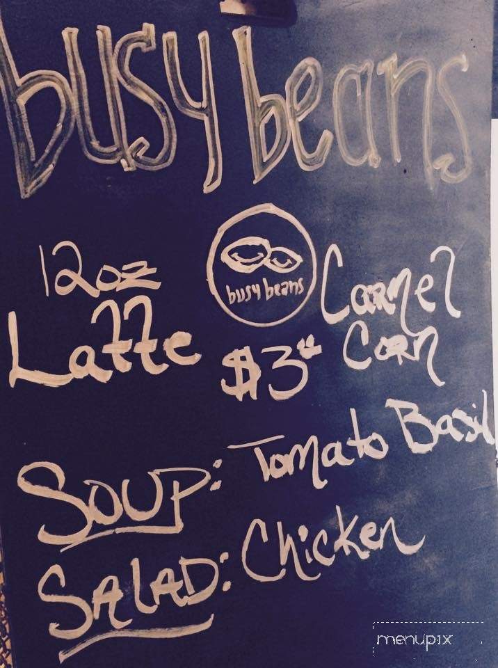Busy Beans - Anchorage, AK menu_pic
