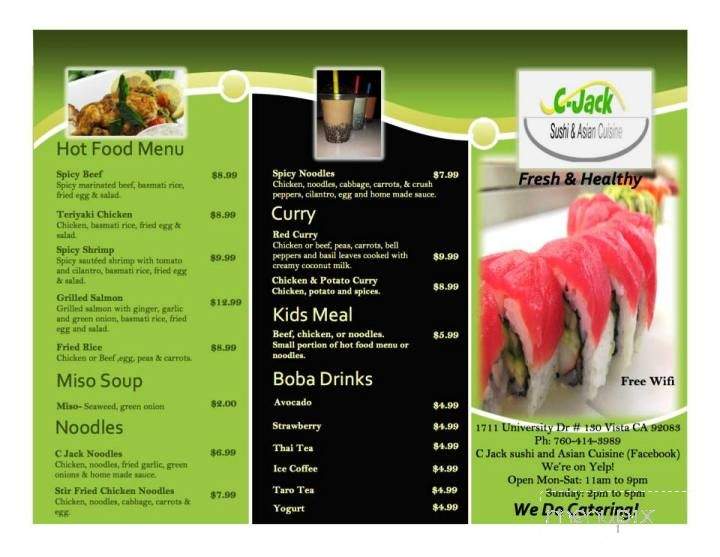 /380262472/C-Jack-Sushi-and-Asian-Cuisine-Vista-CA - Vista, CA
