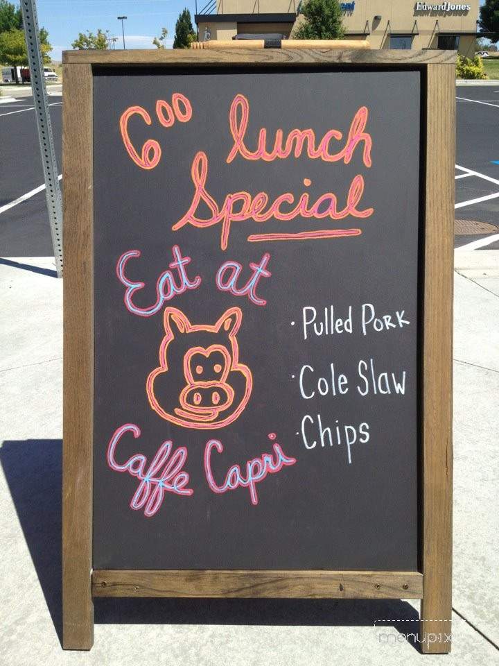 Caffe Capri - Boise, ID menu_pic
