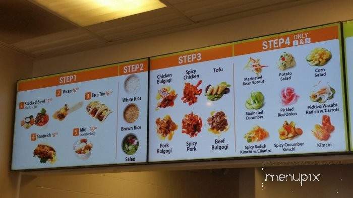 California Gogi Korean Grill - Los Angeles, CA menu_pic