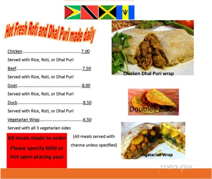 Caribbean Groceries and Roti Shop - St Petersburg, FL menu_pic