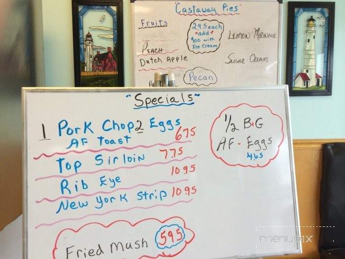 Castaways - Plymouth, IN menu_pic