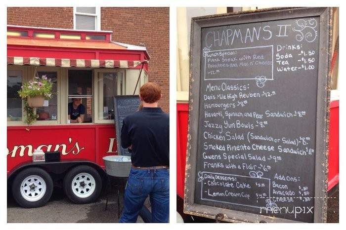 Chapman's II Pie Wagon - Franklin, TN menu_pic