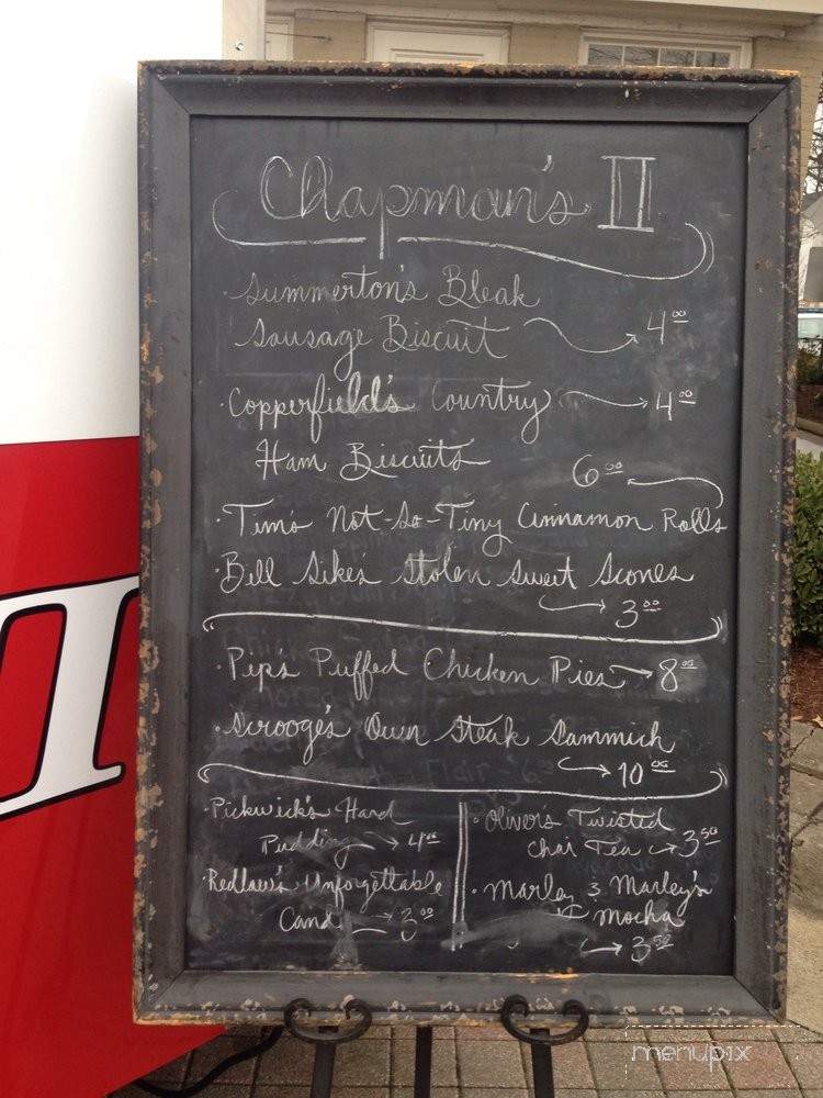Chapman's II Pie Wagon - Franklin, TN menu_pic