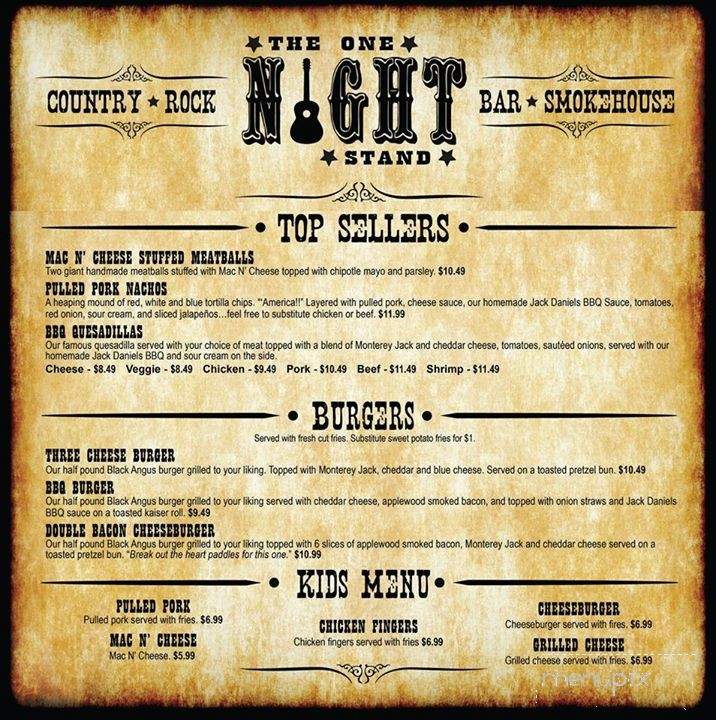 CJ's Restaurant & Bar - Valrico, FL menu_pic
