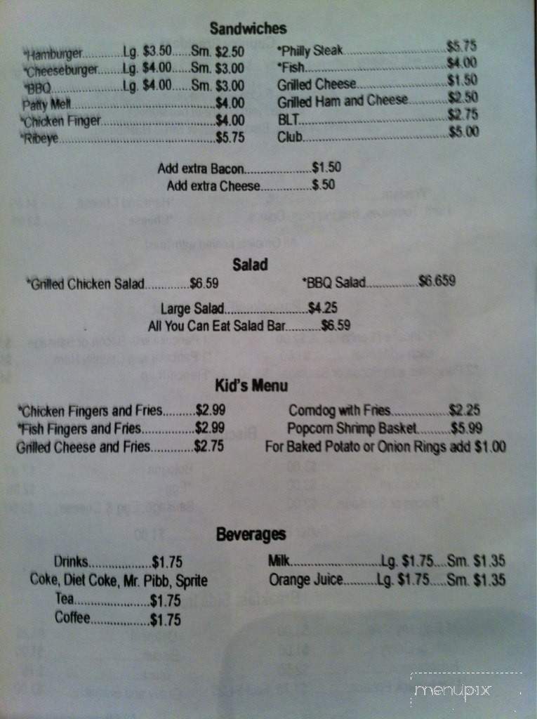 Cj's Steak and Seafood - Somerville, AL menu_pic