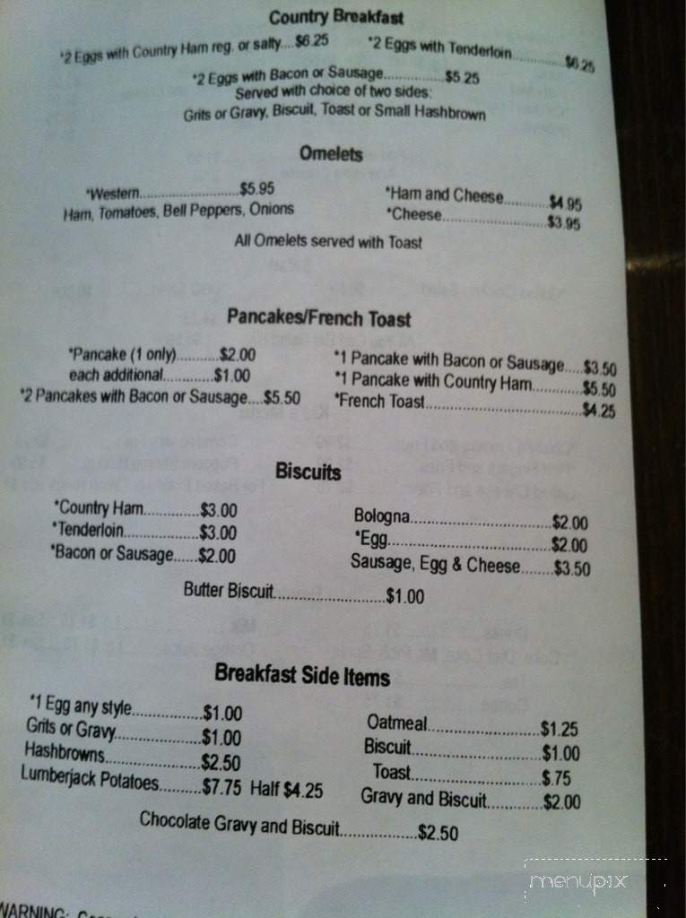 Cj's Steak and Seafood - Somerville, AL menu_pic