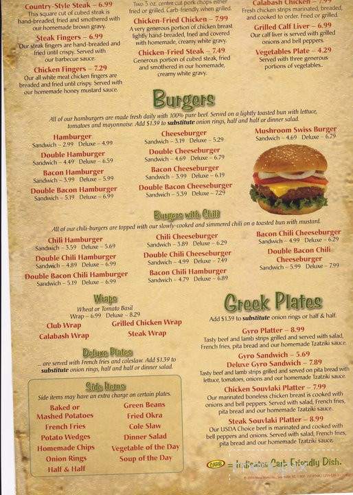 The clock discount menu lyman