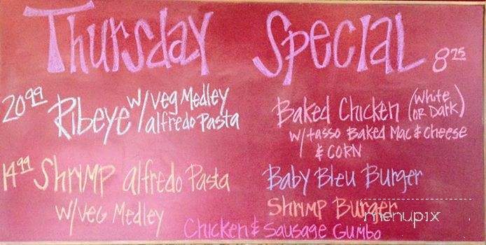 Coka's Grill - New Iberia, LA menu_pic