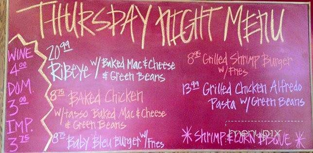 Coka's Grill - New Iberia, LA menu_pic