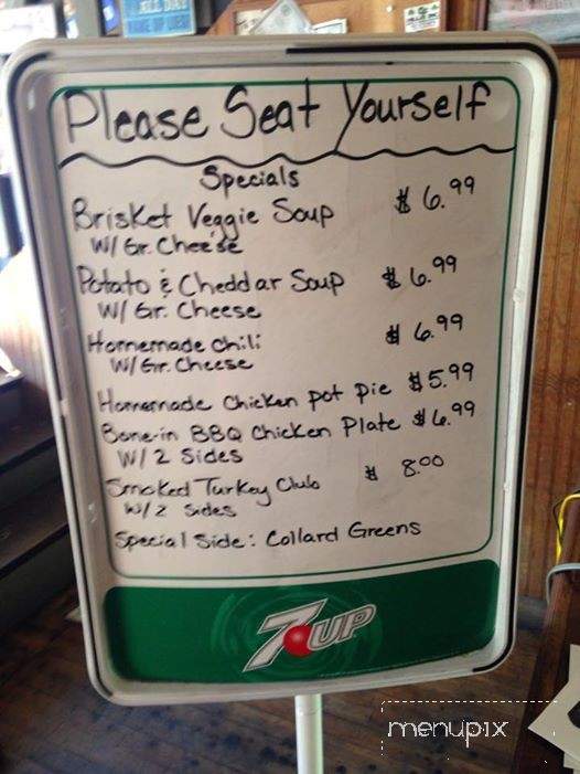 Collins River BBQ & Cafe - Mcminnville, TN menu_pic