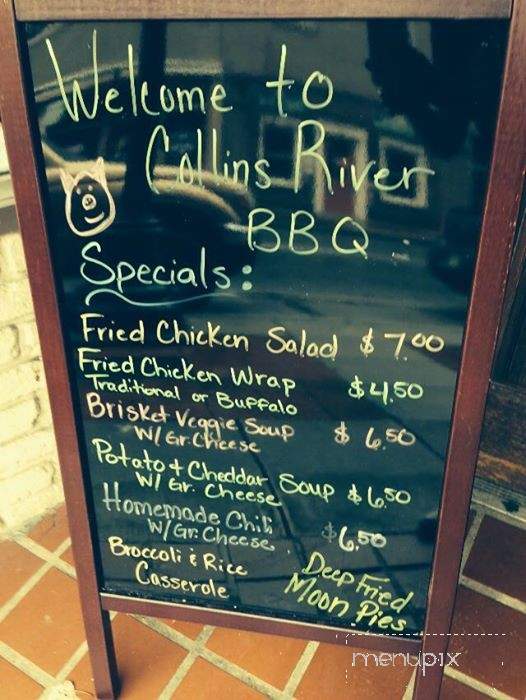 Collins River BBQ & Cafe - Mcminnville, TN menu_pic