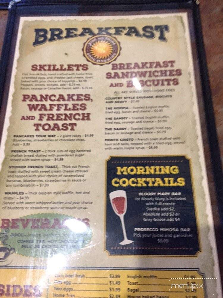 Menu of Cork n Keg Grill in Raymond, NH 03077