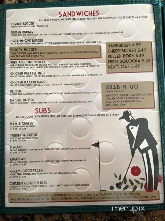 Cranberry Hills - New Washington, OH menu_pic
