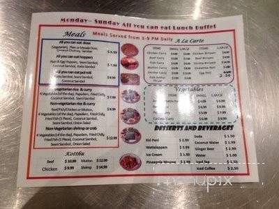 Curry Leaf - Los Angeles, CA menu_pic