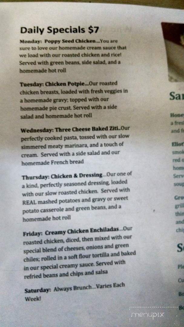 Daisy's Lunchbox - Searcy, AR menu_pic