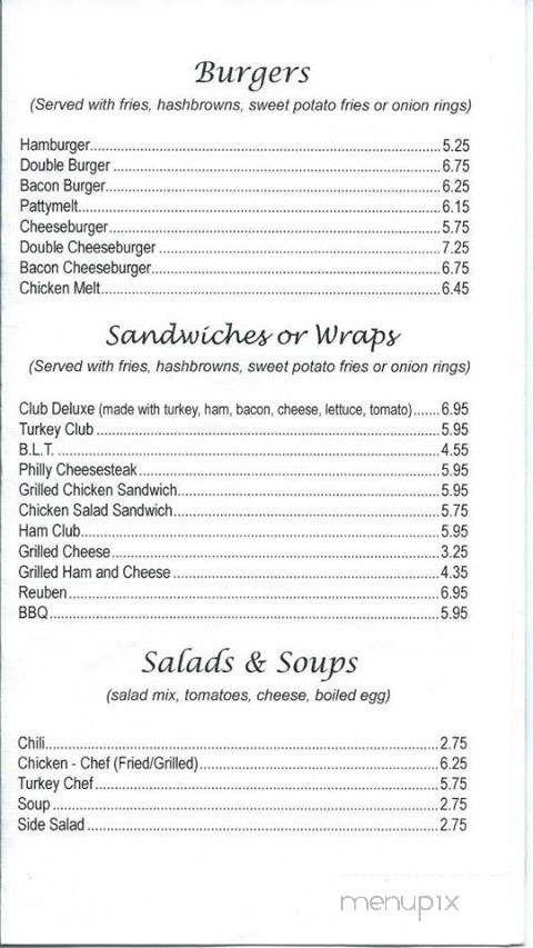 Debbies on 4th St - Rincon, GA menu_pic
