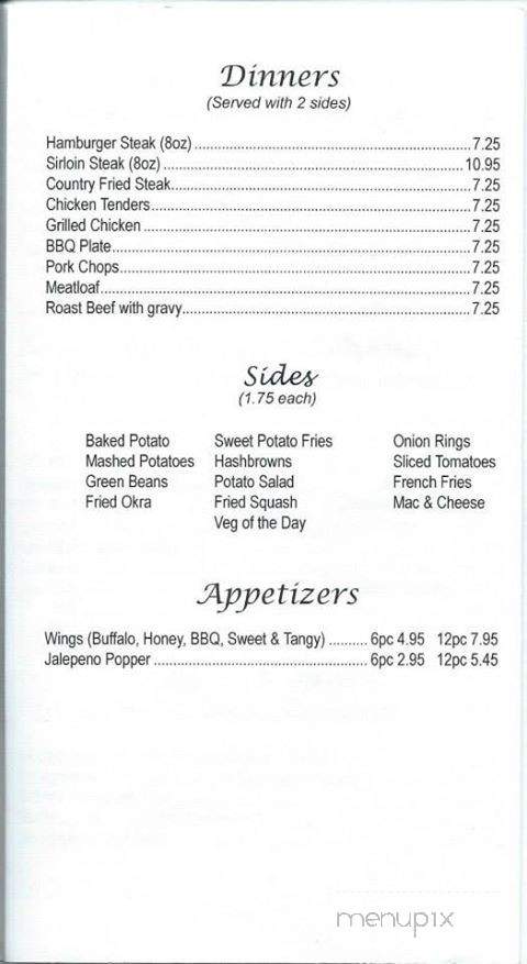 Debbies on 4th St - Rincon, GA menu_pic