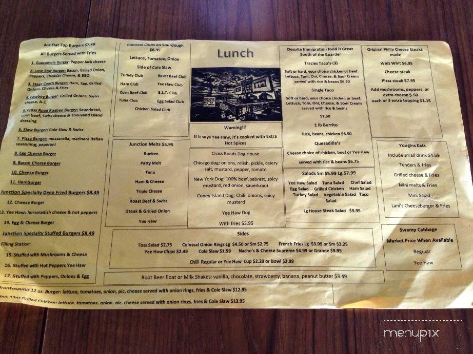 Desert Inn Restaurant - Yeehaw Junction, FL menu_pic