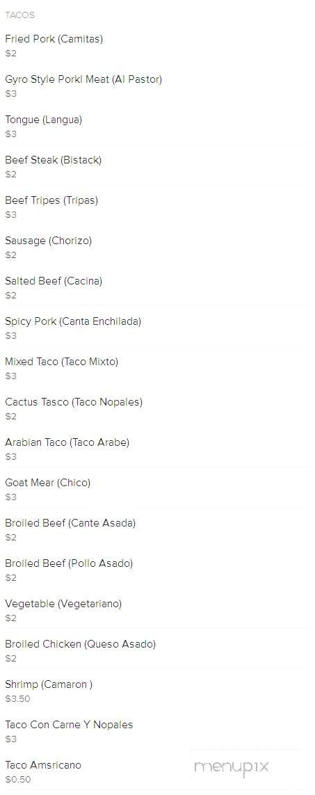 Diamante Poblano 3 - Yonkers, NY menu_pic