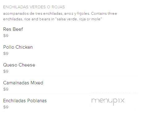 Diamante Poblano 3 - Yonkers, NY menu_pic