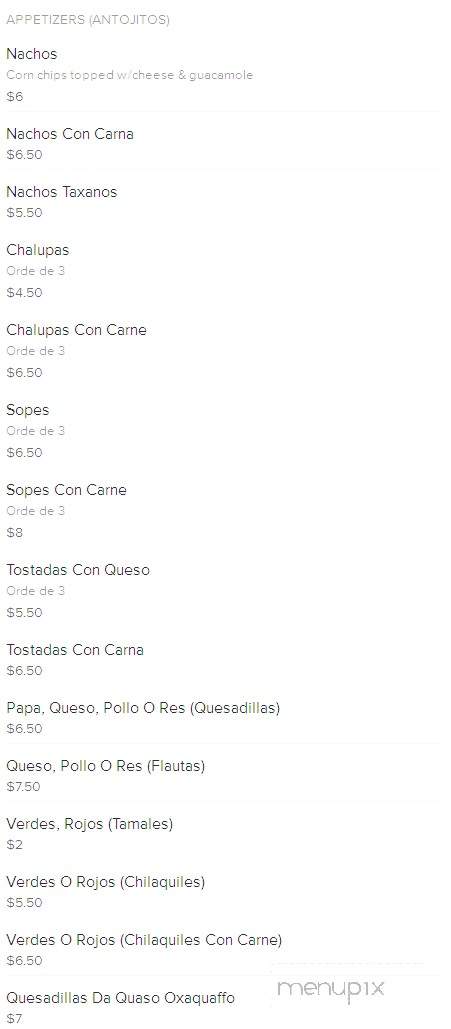Diamante Poblano 3 - Yonkers, NY menu_pic