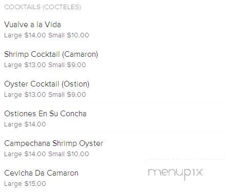 Diamante Poblano 3 - Yonkers, NY menu_pic