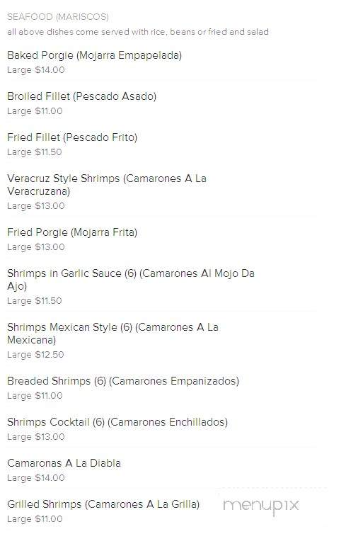Diamante Poblano 3 - Yonkers, NY menu_pic