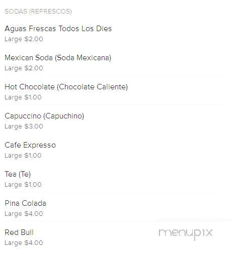 Diamante Poblano 3 - Yonkers, NY menu_pic
