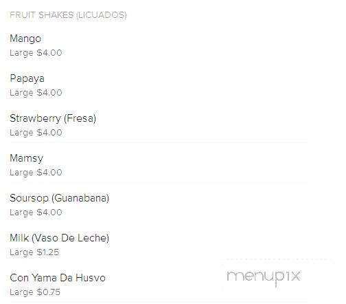 Diamante Poblano 3 - Yonkers, NY menu_pic
