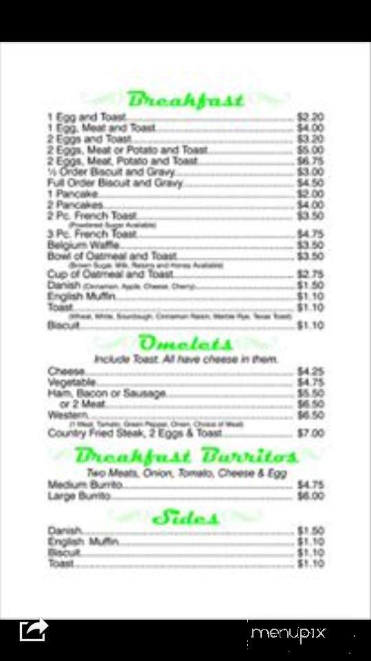 Do Drop in Cafe - Mason City, IL menu_pic