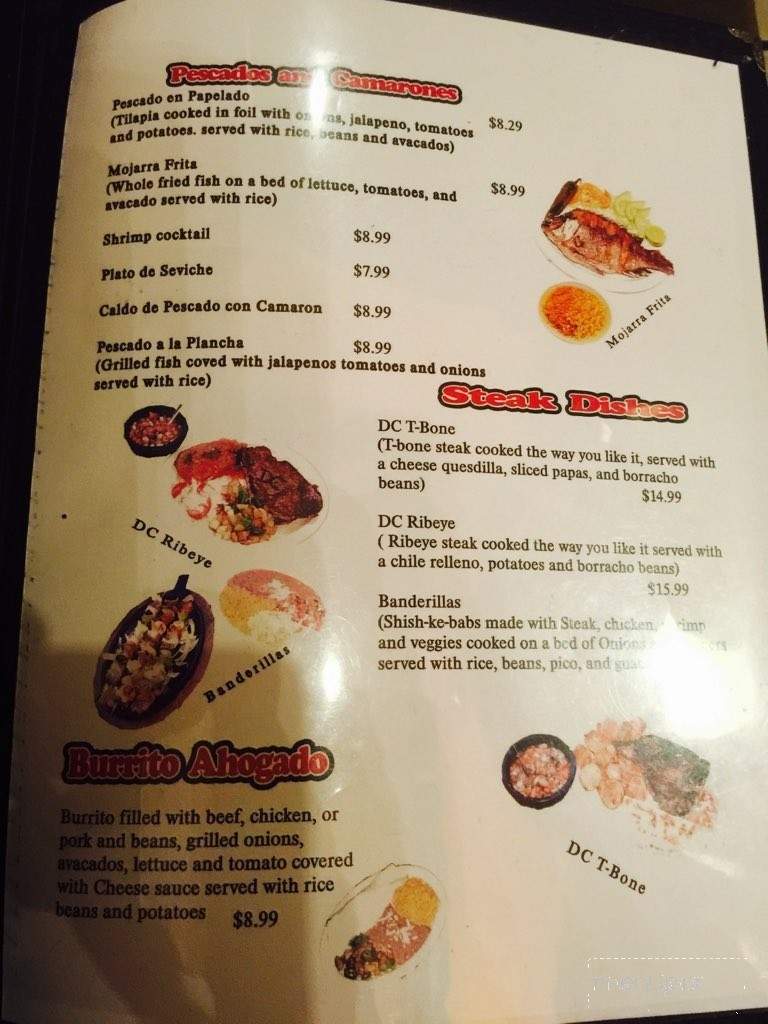 Don Ciro's - Seminole, OK menu_pic