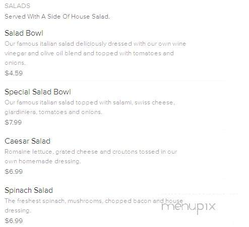 Due Pizzeria - Chicago, IL menu_pic