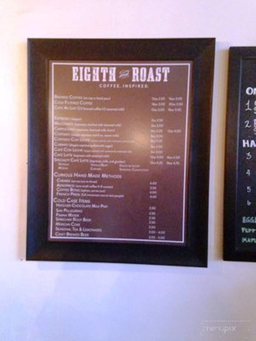 Eighth & Roast - Nashville, TN menu_pic