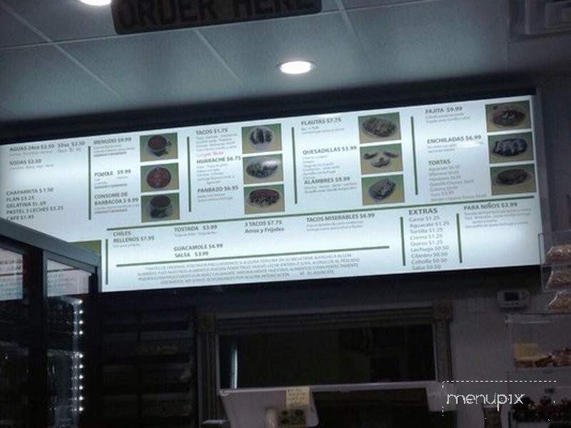 El Aguacate - Arlington, TX menu_pic