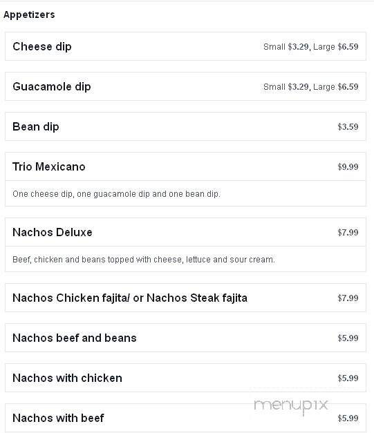 El Atoron Mexican Restaurant and Bar - Salina, KS menu_pic
